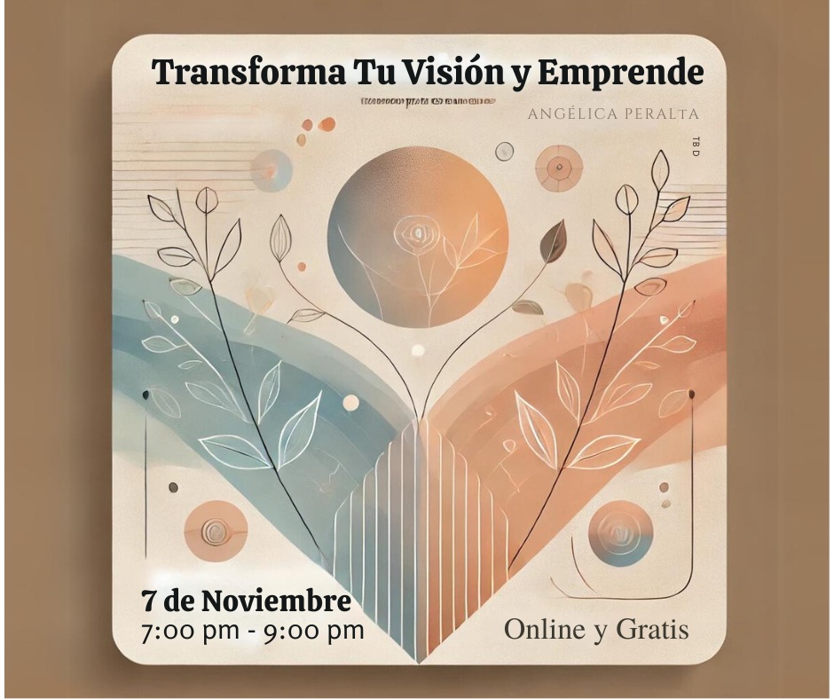Webinar Transforma tu visión y emprende